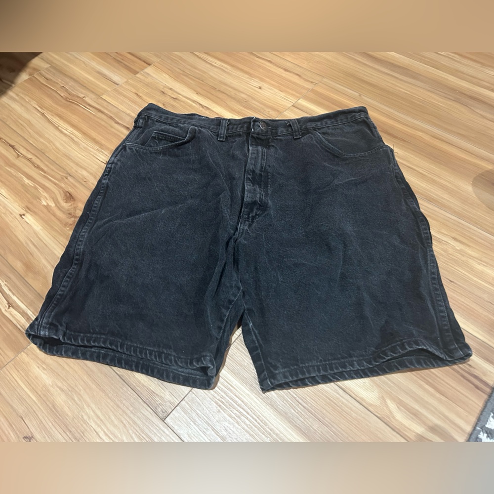 Wrangler Charcoal Denim Shorts Size 40